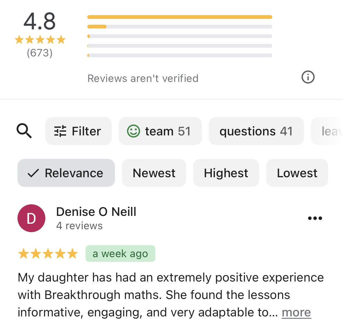 reviews
